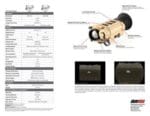 iRay RH25 V2 thermal monocular front lens view