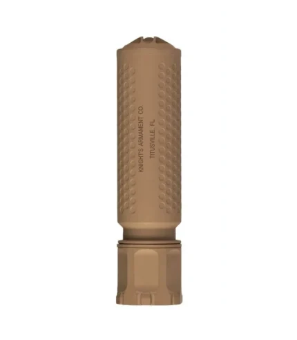 Knight's Armament 5.56 CRS-2 QDC suppressor in FDE