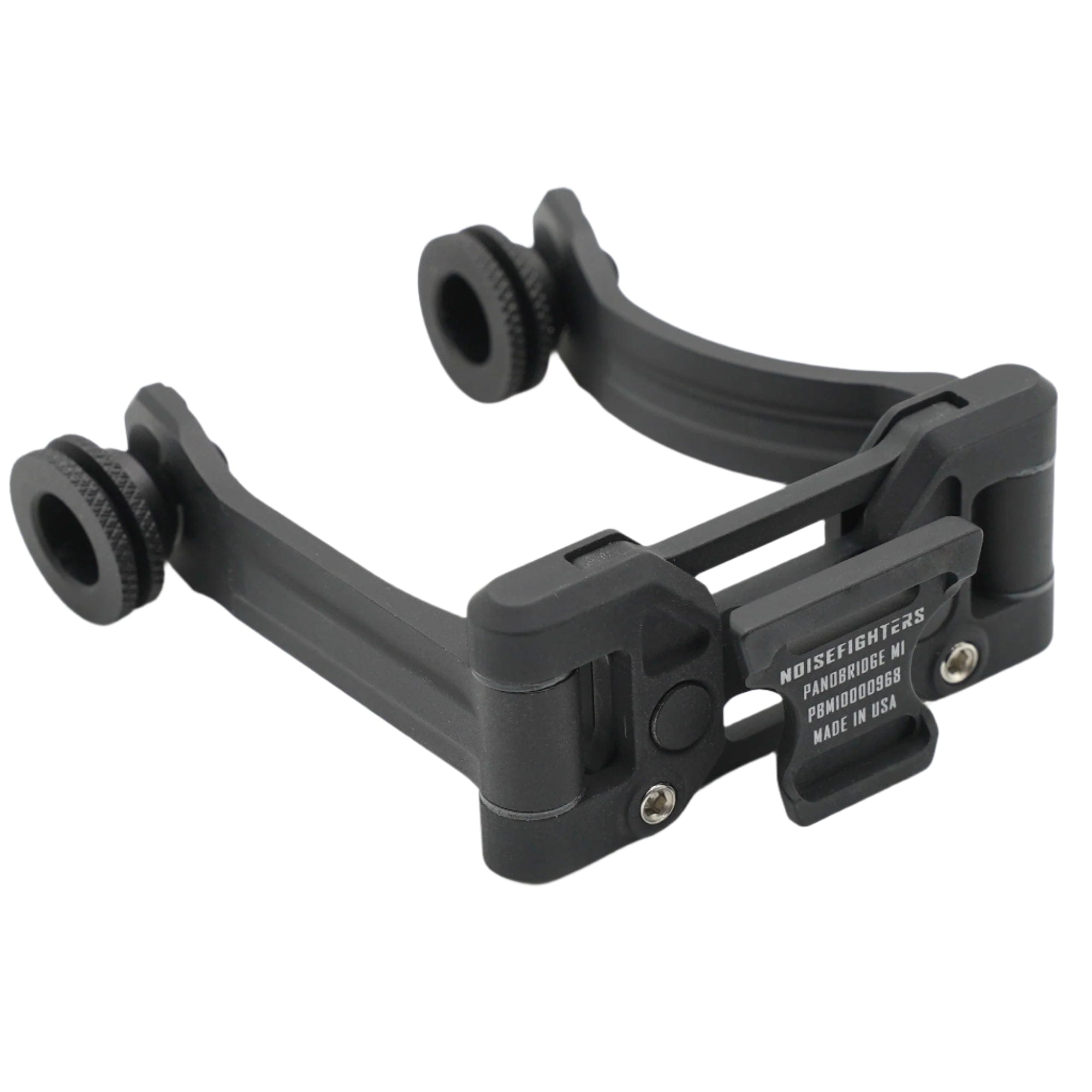nf-panobridge-m1-01 NoiseFighters Panobridge M1 | Dual PVS-14 Aluminum Bridge with Adjustable Field of View - product image